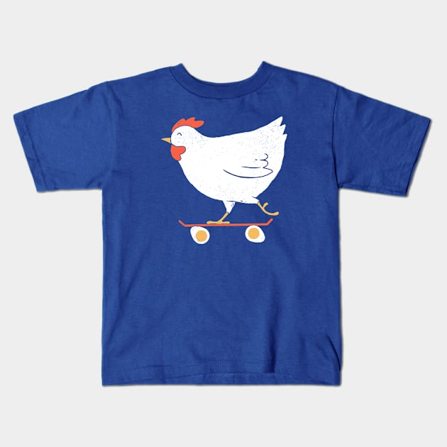 Rad chick Kids T-Shirt by triagus